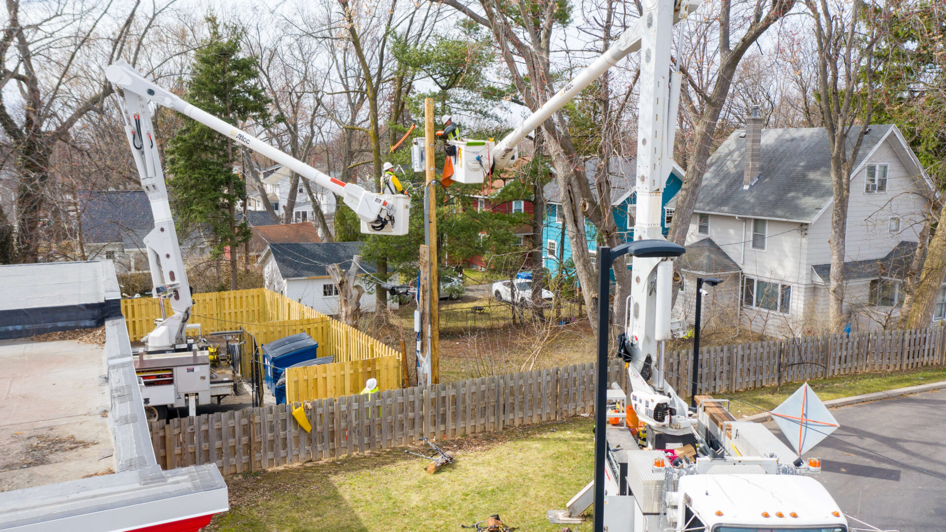 Teledata line work