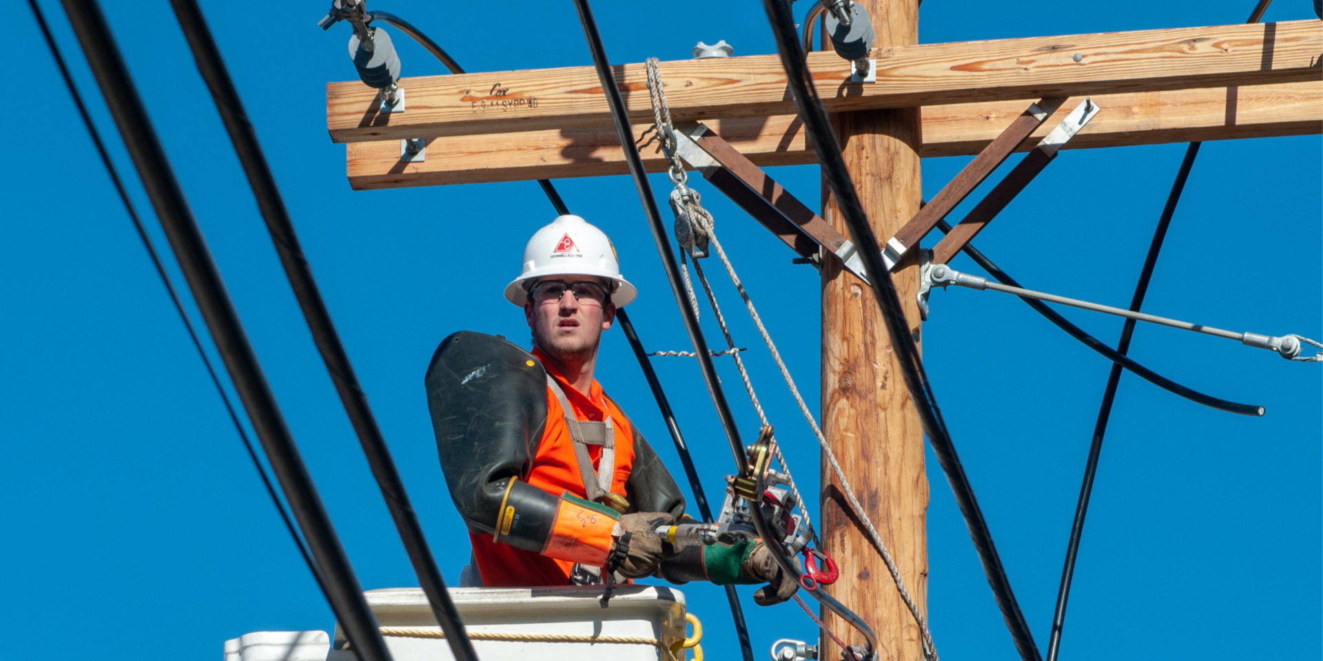 Lineman in Bucket