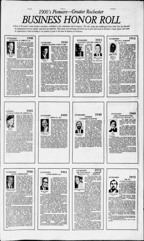 5 1911 jack oconnell democrat and chronicle 1974 01 13 page 112 scaled