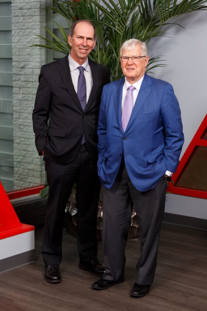 69 2022 vic salerno retires right tom parkes left named ceo