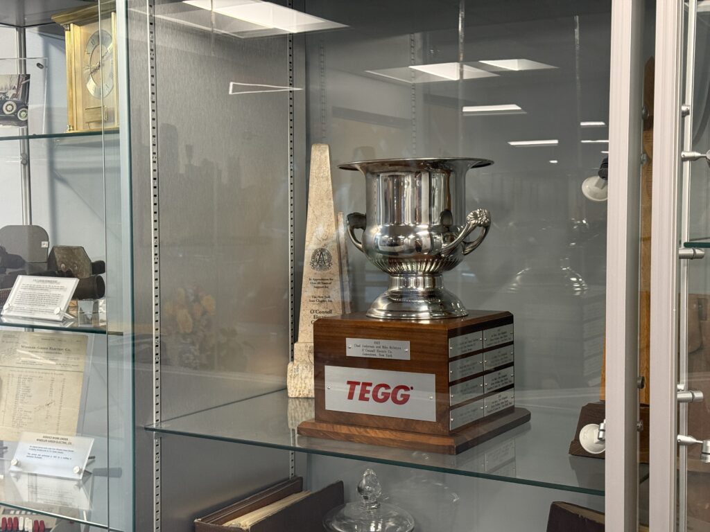 O'Connell Electric Recognized with 2025 TEGG Sales Team Trophy